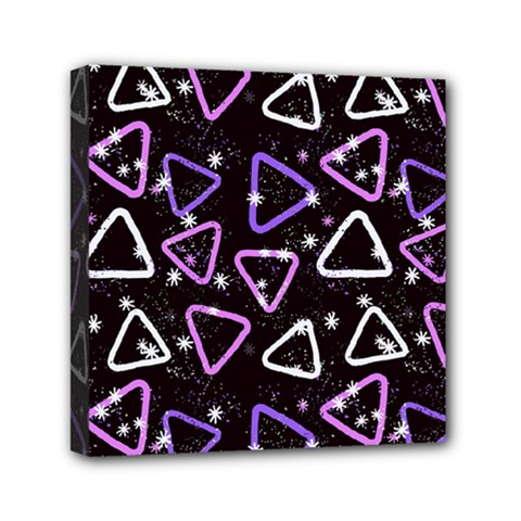 Abstract Background Graphic Pattern Mini Canvas 6  X 6  (stretched)