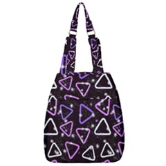 Abstract Background Graphic Pattern Center Zip Backpack