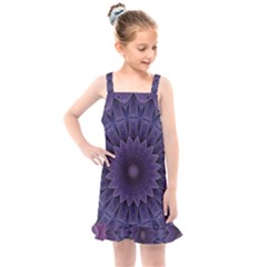 Shape Geometric Symmetrical Kids  Overall Dress