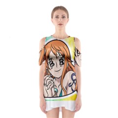 Nami Lovers Money Shoulder Cutout One Piece Dress