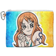 Nami Lovers Money Canvas Cosmetic Bag (xxl) by designmarketalsprey31