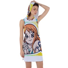 Nami Lovers Money Racer Back Hoodie Dress by designmarketalsprey31