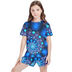Digitalart Balls Kids  Tee And Sports Shorts Set by Sparkle