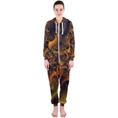 Digitalartflower Hooded Jumpsuit (ladies) by Sparkle