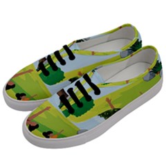 Mother And Daughter Yoga Art Celebrating Motherhood And Bond Between Mom And Daughter  Men s Classic Low Top Sneakers