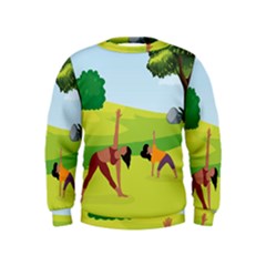Large Kids  Sweatshirt by SymmekaDesign