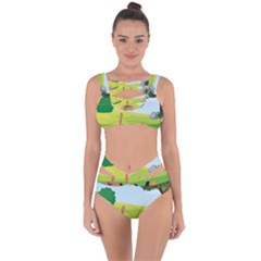 Large Bandaged Up Bikini Set  by SymmekaDesign