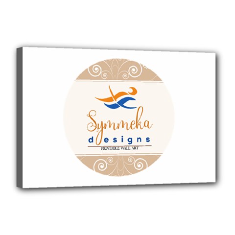 Logo Pngdd Canvas 18  X 12  (stretched) by SymmekaDesign