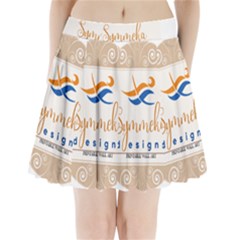 Logo Pngdd Pleated Mini Skirt by SymmekaDesign