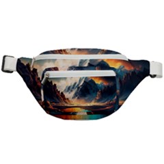 Abstract Color Colorful Mountain Ocean Sea Fanny Pack