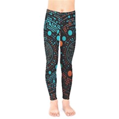 Big Data Abstract Abstract Background Kids  Leggings
