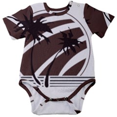 Palm Tree Design-01 (1) Baby Short Sleeve Bodysuit by thenyshirt