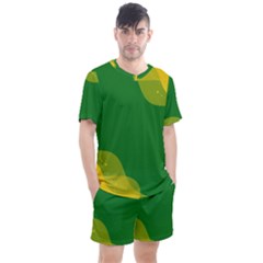 Background Pattern Texture Design Men s Mesh Tee And Shorts Set