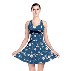 Flora Flower Flowers Nature Abstract Wallpaper Design Reversible Skater Dress