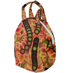 Abstract Background Digital Green Travel Backpacks