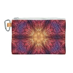 Fractal Abstract Artistic Canvas Cosmetic Bag (large)