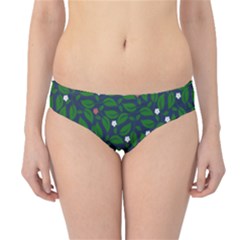 Leaves Flowers Green Background Nature Hipster Bikini Bottoms