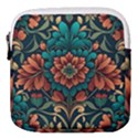 Flower Pattern Modern Floral Mini Square Pouch View1