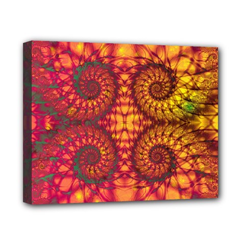 Abstract Art Pattern Fractal Design Canvas 10  X 8  (stretched)