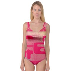 Pink Background Grunge Texture Princess Tank Leotard  by Ravend