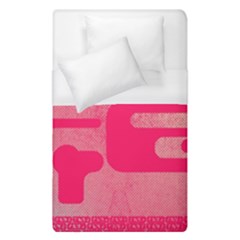 Pink Background Grunge Texture Duvet Cover (single Size)