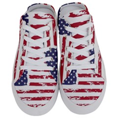 America Unite Stated Red Background Us Flags Half Slippers by Jancukart