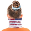 America Unite Stated Red Background Us Flags Face Covering Bandana (Kids) View2
