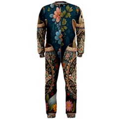 Easter Bunny Rabbit Flowers Easter Happy Easter Onepiece Jumpsuit (men) by Jancukart