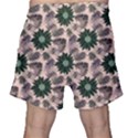 Floral Flower Spring Rose Watercolor Wreath Men s Shorts View2