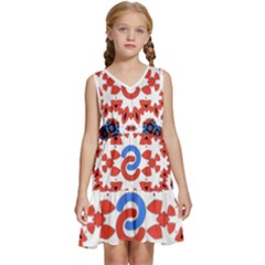 IM Fourth Dimension ADKPS Kids  Sleeveless Tiered Mini Dress