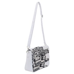 Scarface Movie Traditional Tattoo Shoulder Bag With Back Zipper by tradlinestyle