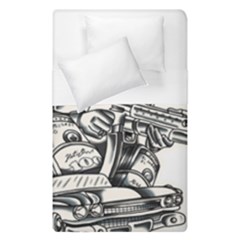 Scarface Movie Traditional Tattoo Duvet Cover Double Side (single Size) by tradlinestyle