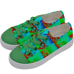  Kids  Low Top Canvas Sneakers W/ Abstract Design by VIBRANT