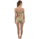 Lime Green Polka Dots Wrap Around Bikini Set View2