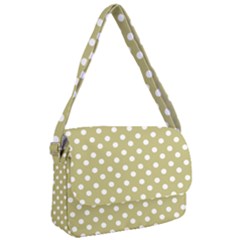 Lime Green Polka Dots Courier Bag