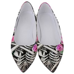 Floral Skeletons Women s Low Heels by GardenOfOphir