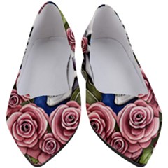 Skulls And Flowers Women s Block Heels  by GardenOfOphir