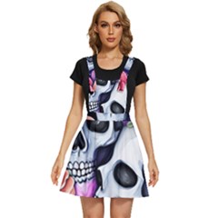 Floral Skeletons Apron Dress by GardenOfOphir