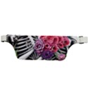 Gothic Floral Skeletons Active Waist Bag View2