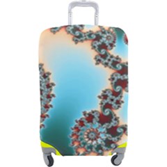 Fractal Spiral Art Math Abstract Luggage Cover (large)