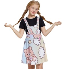 Pusheen Carebears Bears Cat Colorful Cute Pastel Pattern Kids  Apron Dress