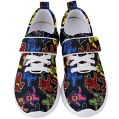 Bears Colors Dead Head Deadhead Grateful Dead Women s Velcro Strap Shoes by Sapixe