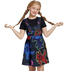 Bears Colors Dead Head Deadhead Grateful Dead Kids  Apron Dress