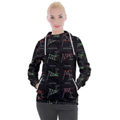 Chart Pattern Women s Hooded Pullover