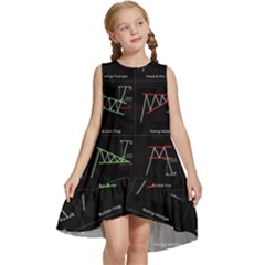 Chart Pattern Kids  Frill Swing Dress by Sapixe