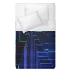 Screen Glitch Broken  Crack  Fracture  Glass Pattern Duvet Cover (single Size) by Sapixe