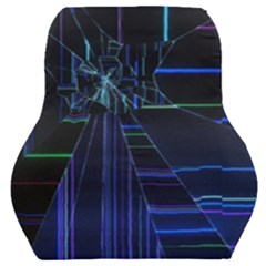 Screen Glitch Broken  Crack  Fracture  Glass Pattern Car Seat Back Cushion  by Sapixe