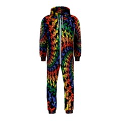 Deadhead Bears Band  Colorsdead Head Grateful Dead Pattern Hooded Jumpsuit (kids) by Sapixe