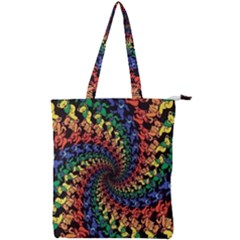 Deadhead Bears Band  Colorsdead Head Grateful Dead Pattern Double Zip Up Tote Bag