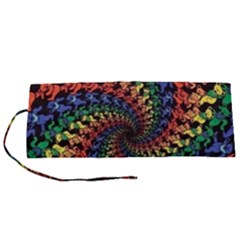 Deadhead Bears Band  Colorsdead Head Grateful Dead Pattern Roll Up Canvas Pencil Holder (S)